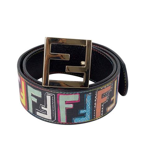 fendi belt beige|colorful authentic colorful fendi belt.